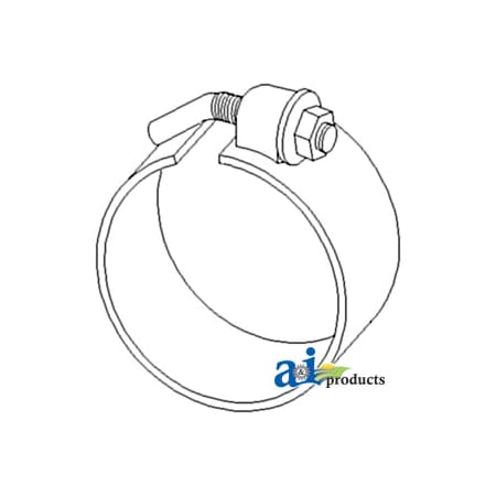 A & I Products Muffler Clamp 4.5" x4.5" x2" A-DR300A